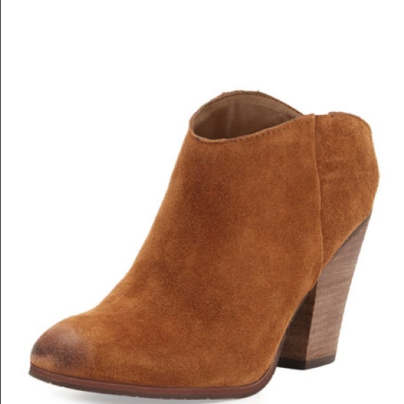 Dolce Vita Shoes - Dolce Vita Haken Suede Mule Bootie, Rust